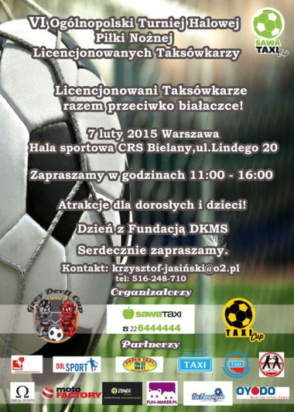 VI Ogólnopolski Turniej Halowej Piłki Nożnej Sawa Taxi Cup