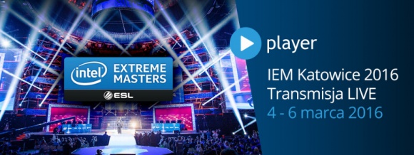 IEM 2016 w Katowicach – „na żywo” z polskim komentarzem w player.pl! LIFESTYLE, Sport - W najbliższy weekend, 4-6 marca, w katowickim Spodku odbędą się finały tegorocznej edycji Intel Extreme Masters. Zmagania najlepszych zawodników globu będzie można śledzić za pośrednictwem platformy player.pl.