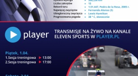 Grand Prix Bahrajnu F1® – pustynne zmagania najlepszych kierowców na player.pl! LIFESTYLE, Sport - Przed nami kolejny weekend z Formula 1®. Po emocjonującej inauguracji sezonu podczas Grand Prix Australii w Melbourne, nadszedł czas na pustynny wyścig na torze Sakhir w Bahrajnie. Polscy fani będą mogli go obejrzeć w player.pl.