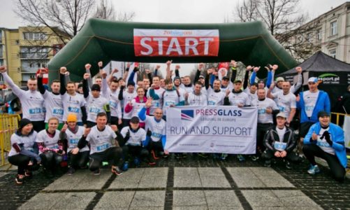Pracownicy PRESS GLASS pobiegli w Częstochowie dla szczytnego celu