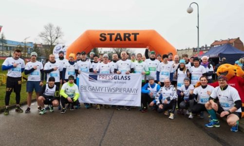 Drużyna PRESS GLASS pobiegła w Tczewie dla dzieci z okolic miasta