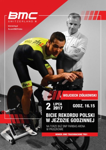 Wojciech Ziółkowski spróbuje pobić rekord Polski w jeździe godzinnej