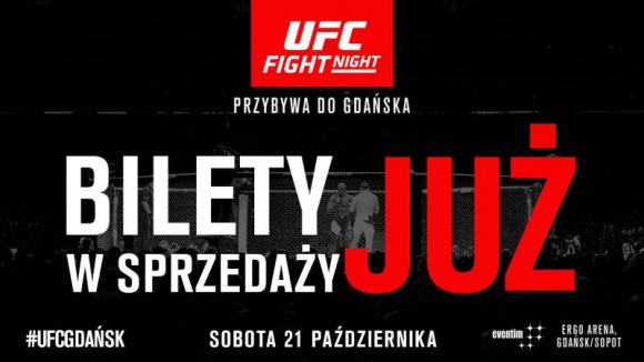 Bilety na galę UFC Gdańsk