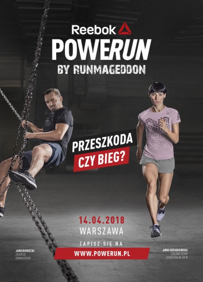 Już w kwietniu odbędzie się unikalny bieg  Reebok POWERUN by Runmageddon! LIFESTYLE, Sport - W sobotę, 14 kwietnia, w samym centrum Warszawy, pobiegnie pierwszy w Polsce miejski bieg z przeszkodami. Reebok POWERUN by Runmageddon to unikalna formuła, w której uczestnicy sami decydują, czy chcą pokonywać przeszkody, czy omijać je i po prostu biec!