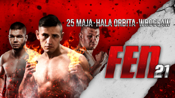 Mocna karta walk gali sztuk walki FEN 21! LIFESTYLE, Sport - 25 maja odbędzie się gala mieszanych sztuk walki FEN 21. Kibice obejrzą w Hali Orbita 9 walk, w tym 2 o pasy mistrzowskie!