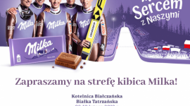 Fioletowa Strefa Kibica Milka na stoku w Białce Tatrzańskiej!