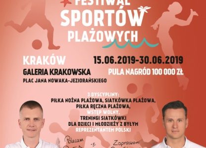 Międzynarodowy Festiwal Sportów Plażowych w Galerii Krakowskiej