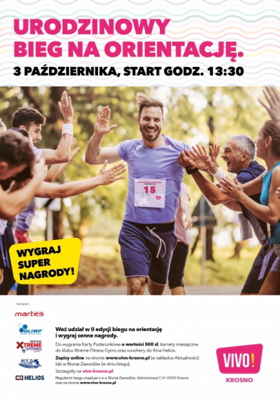 VIVO! Krosno zaprasza na urodzinowy Bieg na Orientację