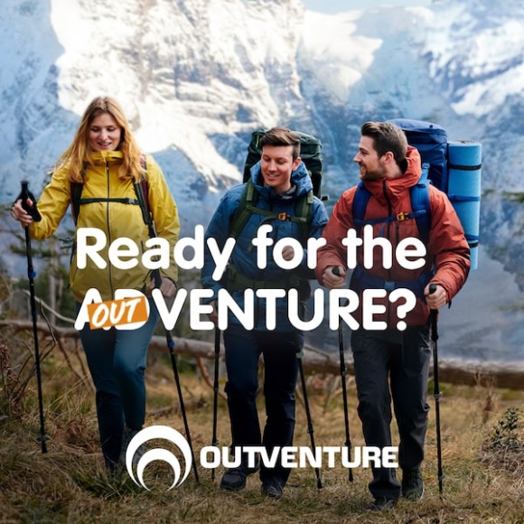 Dla miłośników outdooru. Marka Outventure dostępna w GO Sport LIFESTYLE, Sport - Outventure, marka produkująca odzież, obuwie i sprzęt turystyczny dołączyła do listy brandów znajdujących się w ofercie GO Sport.